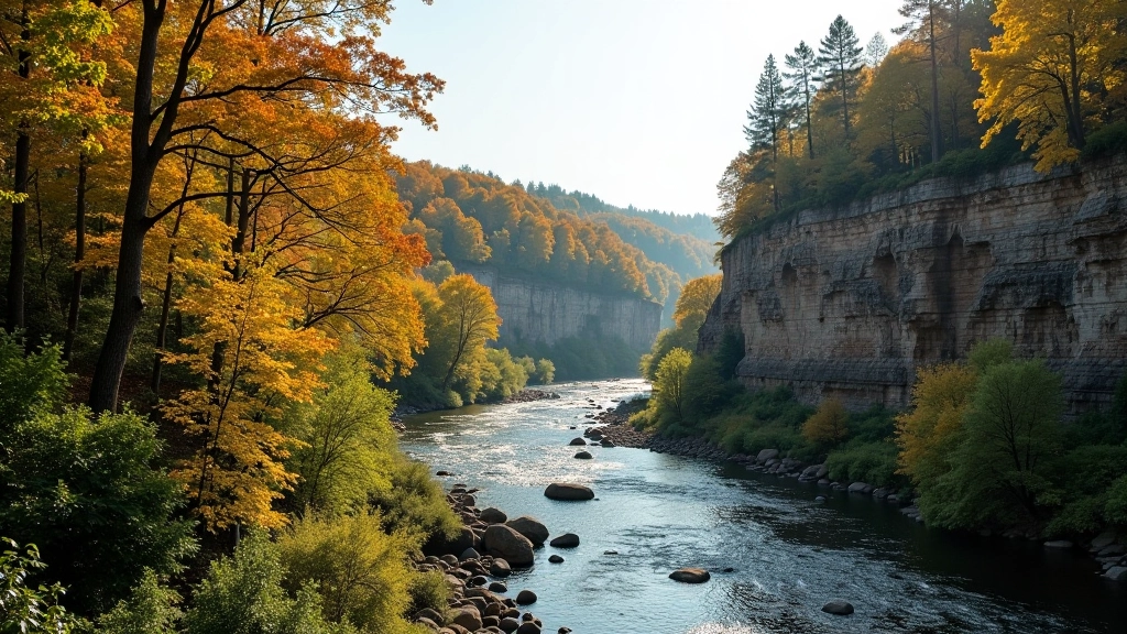 Sezonālie skati uz Gauju — pavasaris, vasara, rudens un ziema